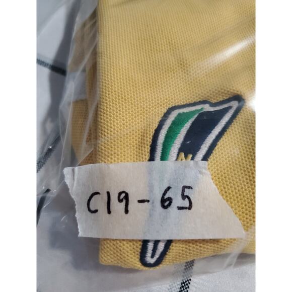 NAUTICA POLO SIZE XXL SHIRT BRAZIL LOGOS MEN'S YELLOW GREEN SHORT SLEEVE C19-65 - Picture 10 of 10